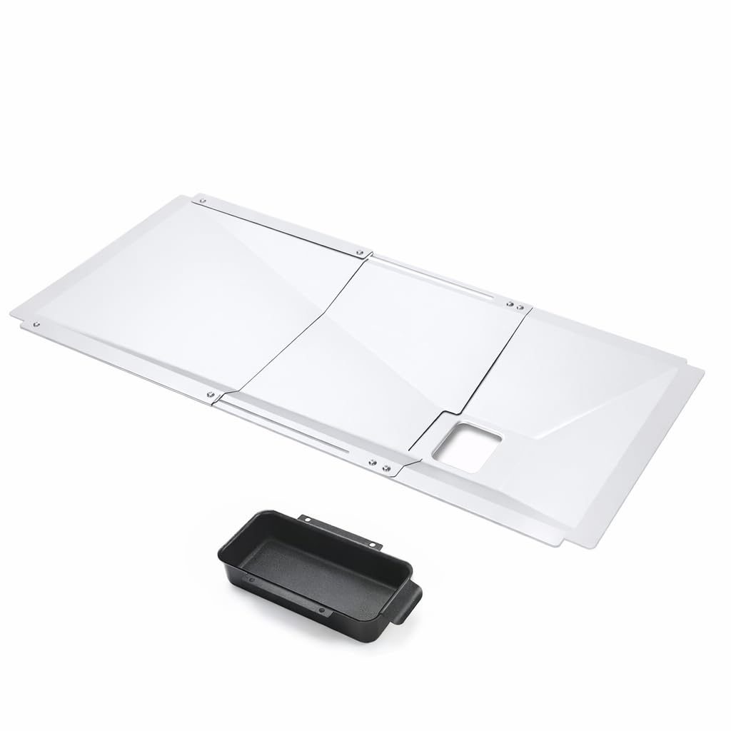 Universal Grease Tray with Catch Pan Adjustable Drip Pan for Gas Grill S219409
