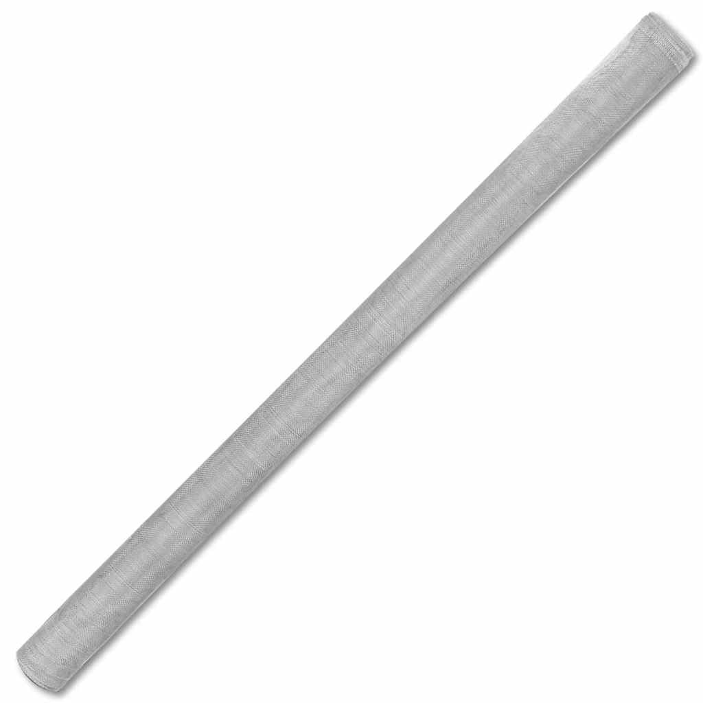 Aluminum Mesh 39.4x196.9 Inches Silver O134514