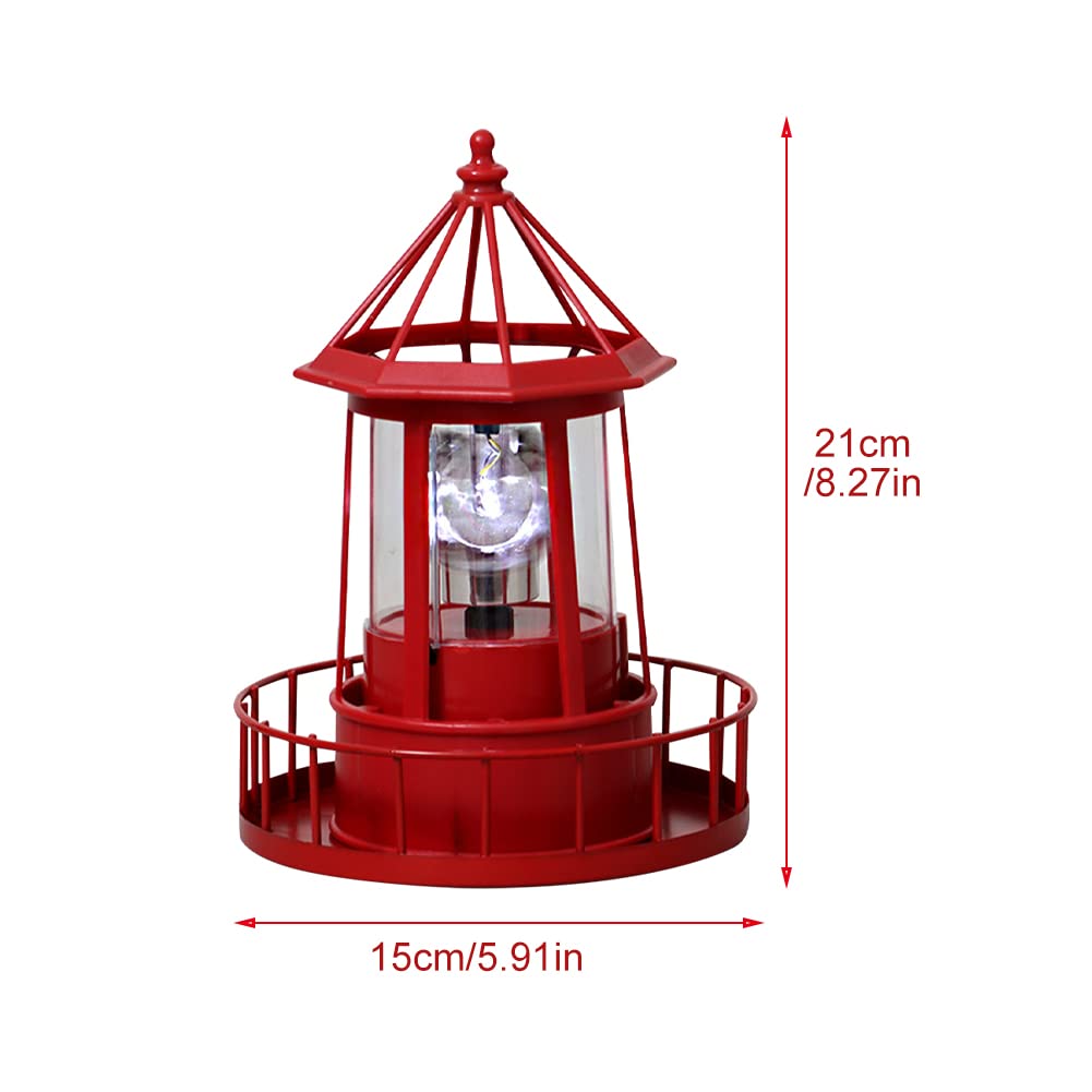 Solar Powered LED Lighthouse K3674