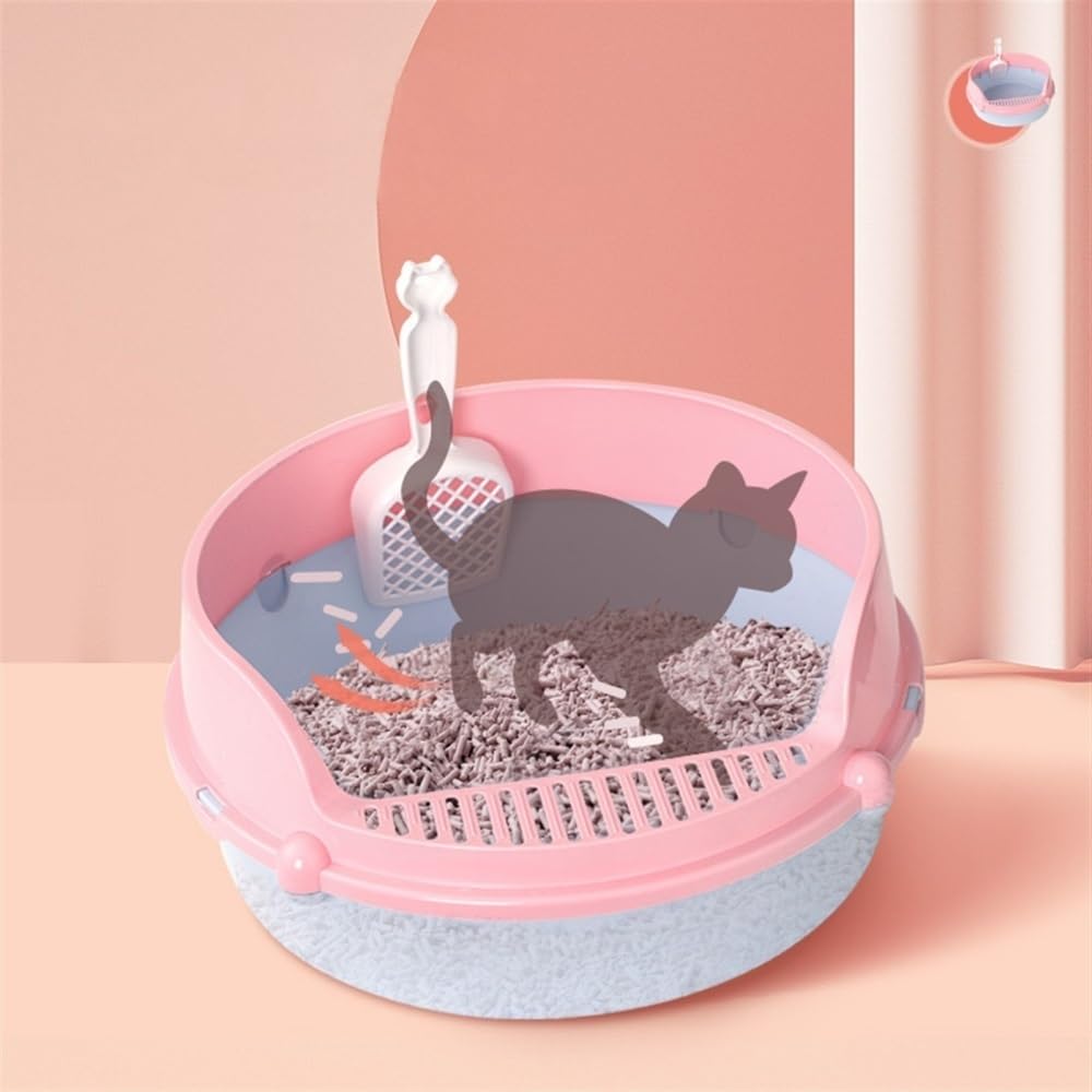 Semi-Enclosed Cat Litter Box A995319