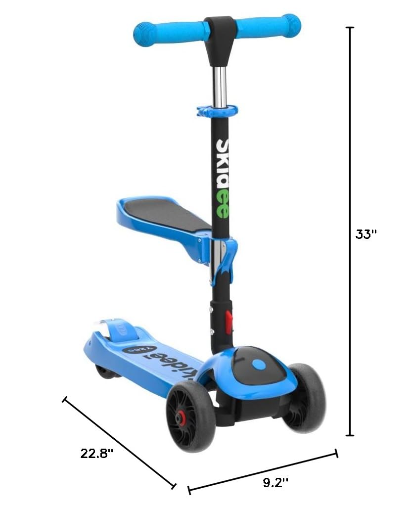 Foldable 3 Wheel Kick Scooter with Removable Seat S905