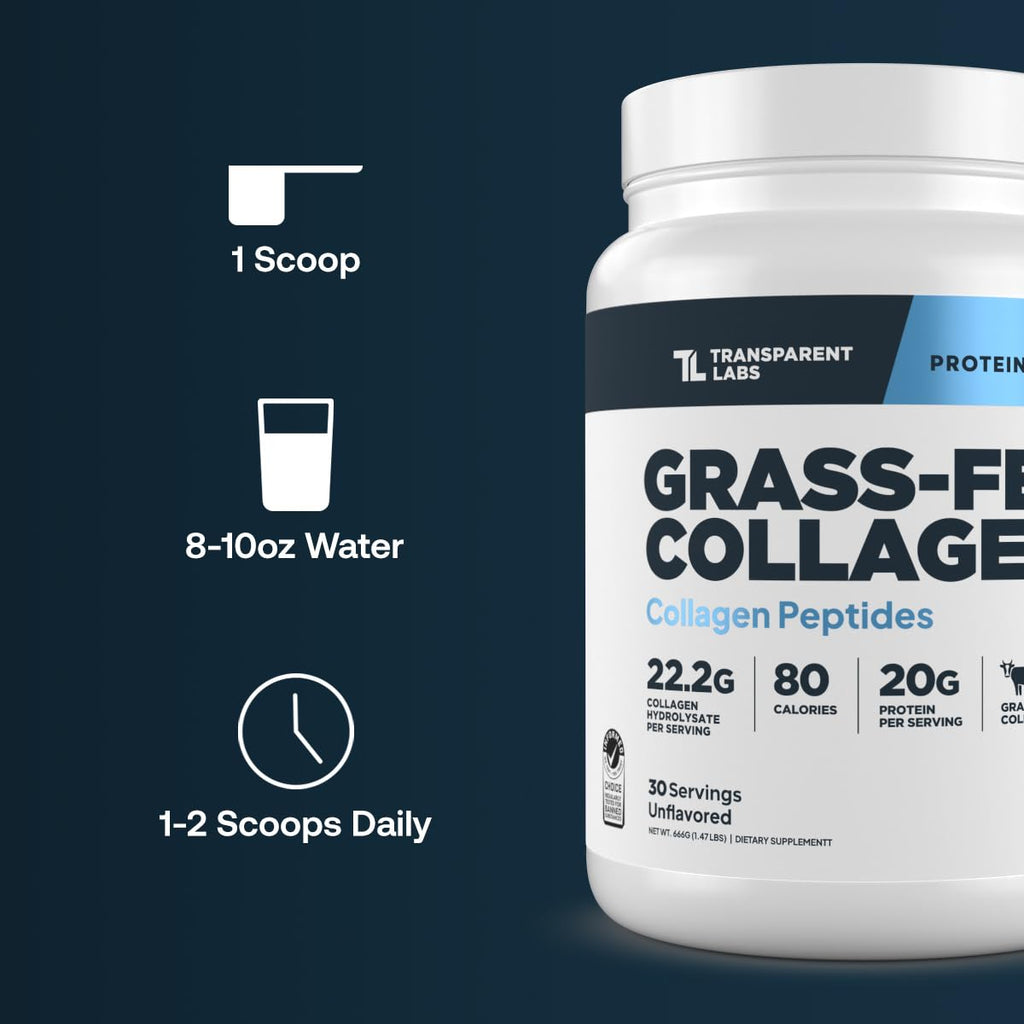 Grass-Fed Collagen Peptides, 30 Servings, Unflavored L3229