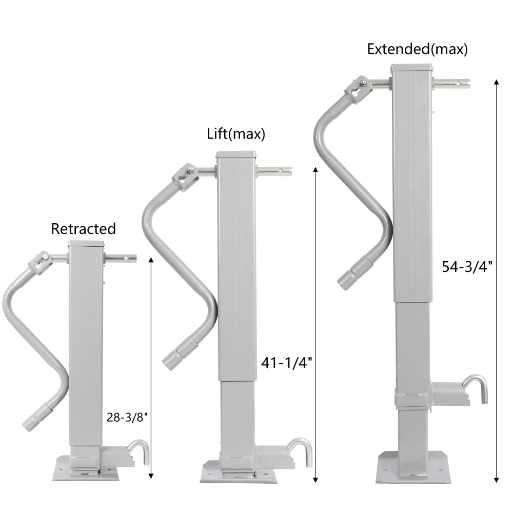 12000 lb Sidewind Trailer Jack E9057