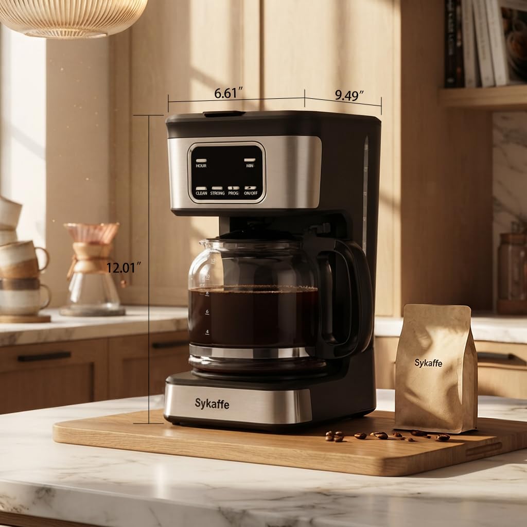 12 Cup Programmable Drip Coffee Maker L369480