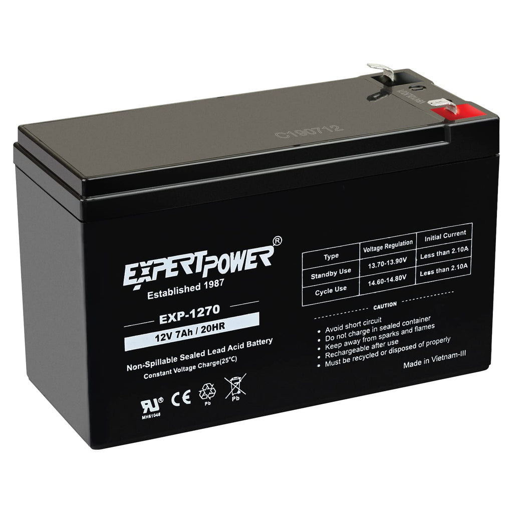 12V 7Ah Rechargeable SLA Battery with F1 Terminals H85288