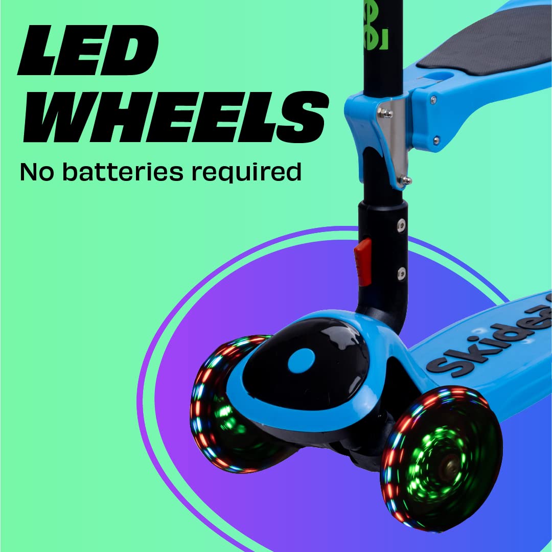 Foldable 3 Wheel Kick Scooter with Removable Seat S905