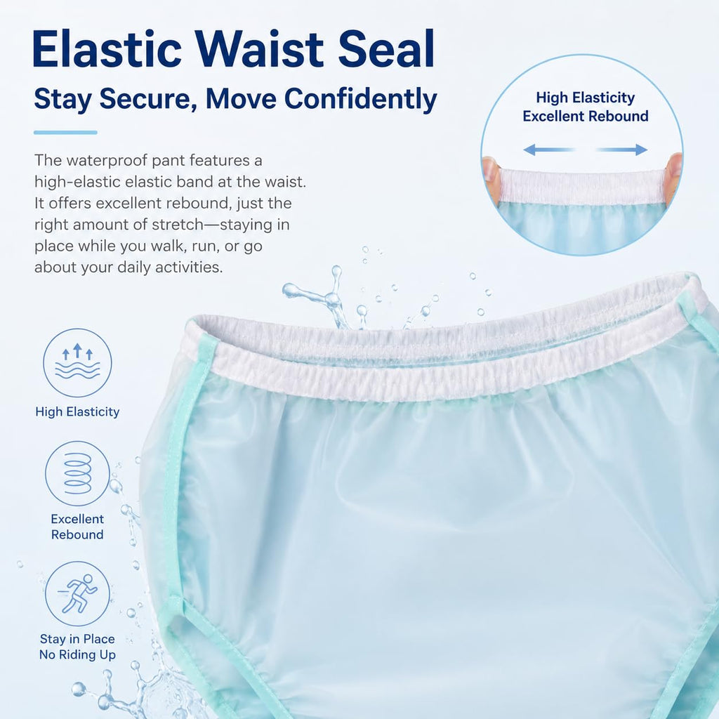 Plastic Waterproof Incontinence Underwear Size XL S5468