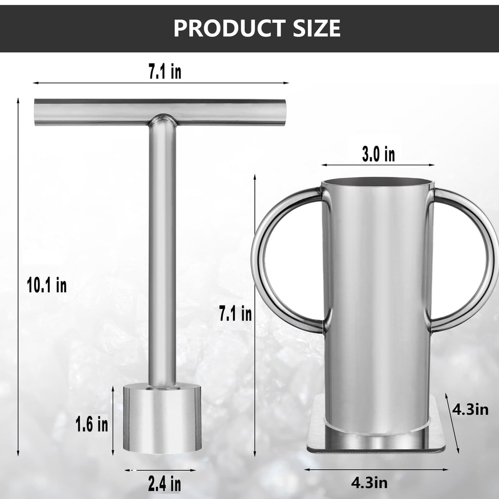 Heavy-Duty Stainless Steel Rock Crusher R1798