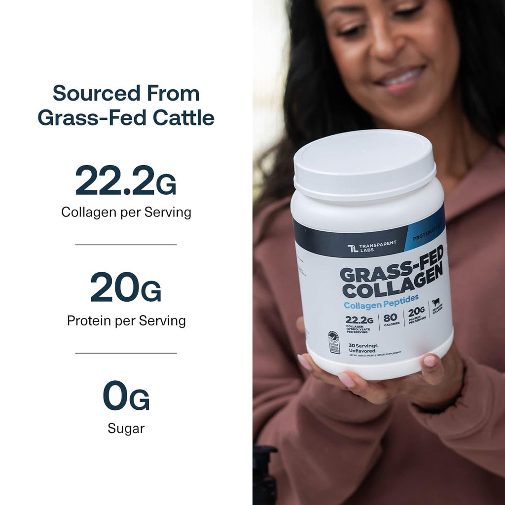 Grass-Fed Collagen Peptides, 30 Servings, Unflavored L3229