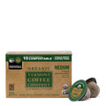 Organic Medium Roast Compostable Coffee Pods, 10CT W170140