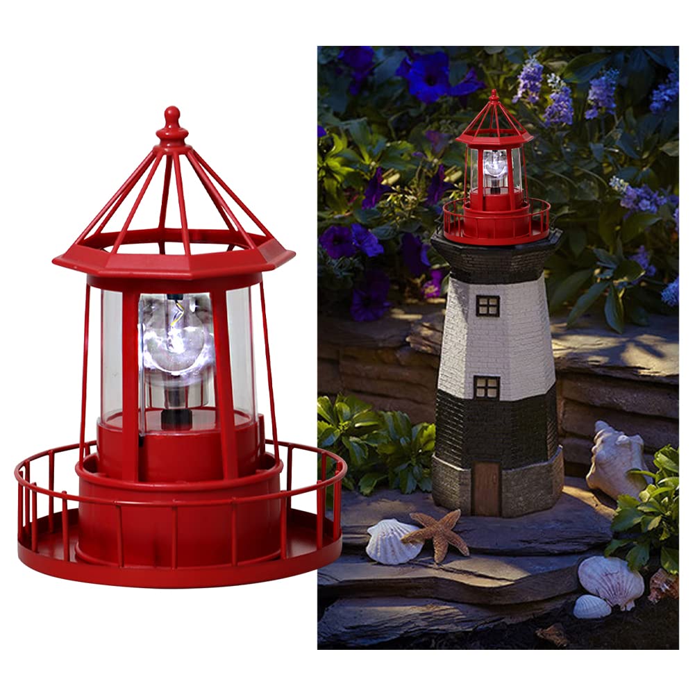 Solar Powered LED Lighthouse K3674