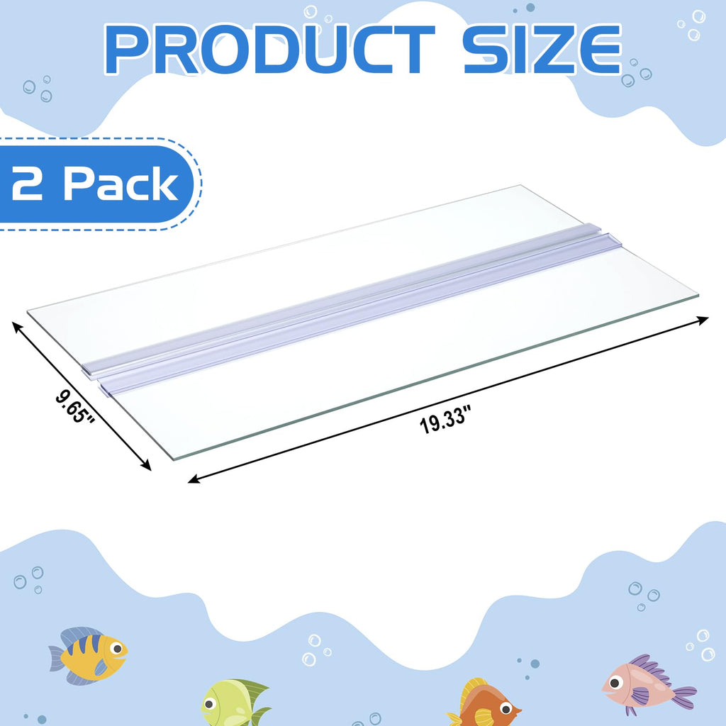 Aquarium Glass Canopy 19.33" x 9.65" x 0.12" T555