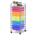 10 Drawer Rolling Storage Cart Organizer E79498