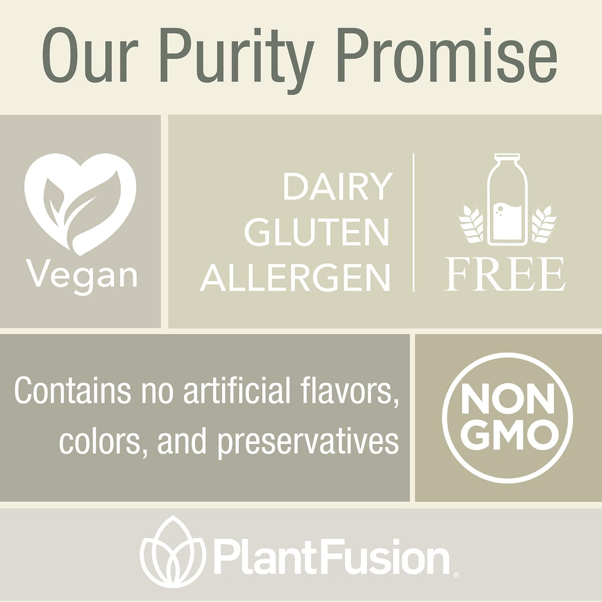 Plant Based Protein Powder Vanilla 1.85 lb Q801
