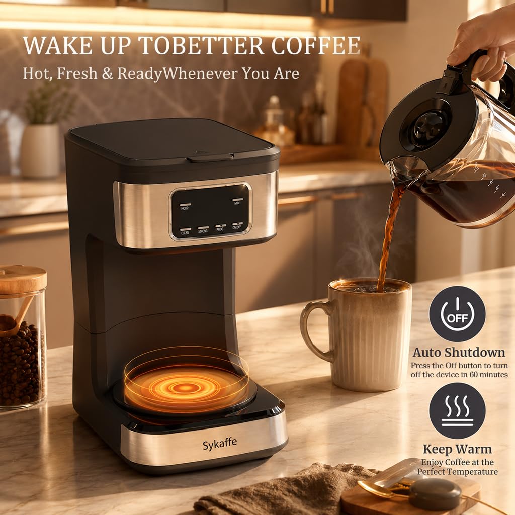 12 Cup Programmable Drip Coffee Maker L369480