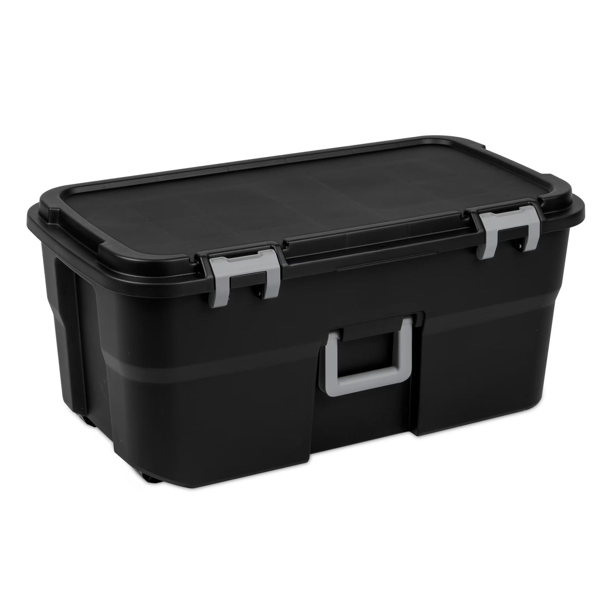 Storage Chest 22 Gal Heavy Duty Lockable Trunk with Wheels N32678