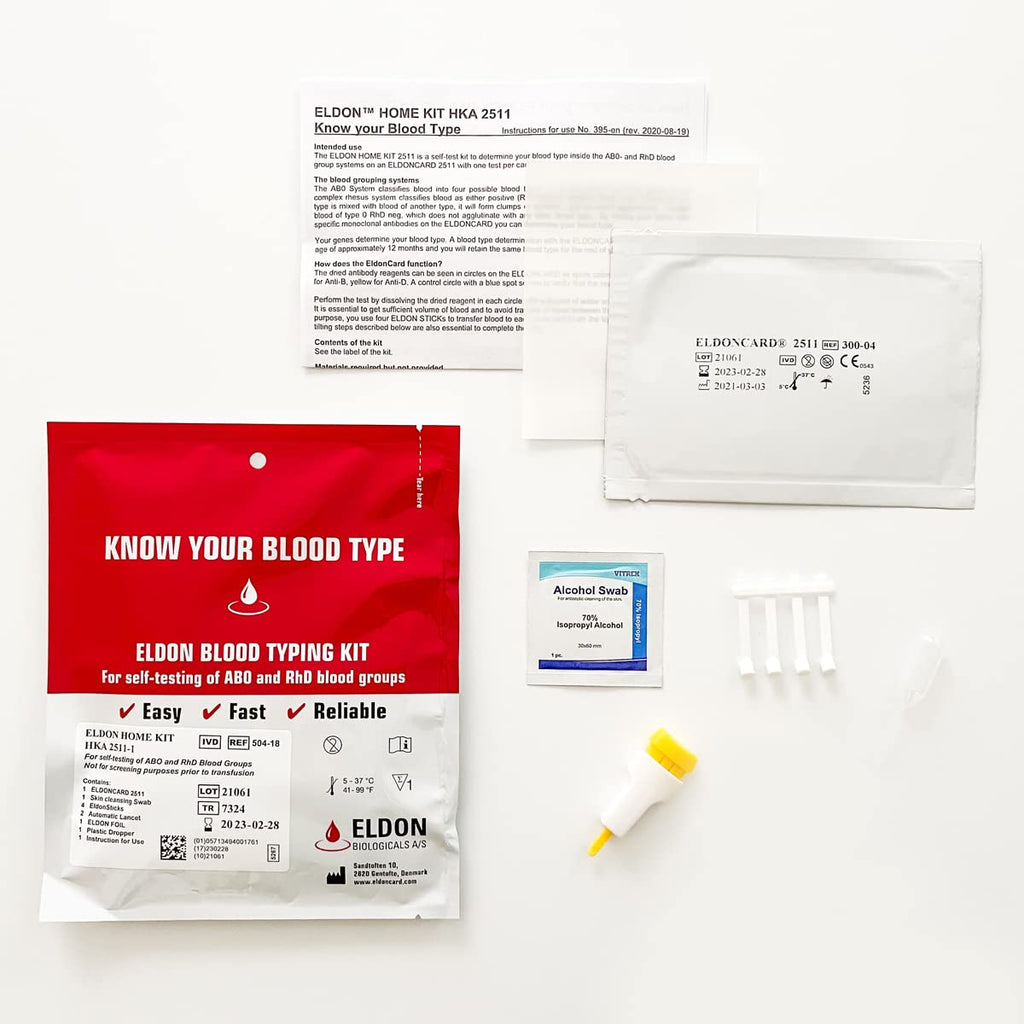 Home Blood Typing Kit 7 Kits T983091
