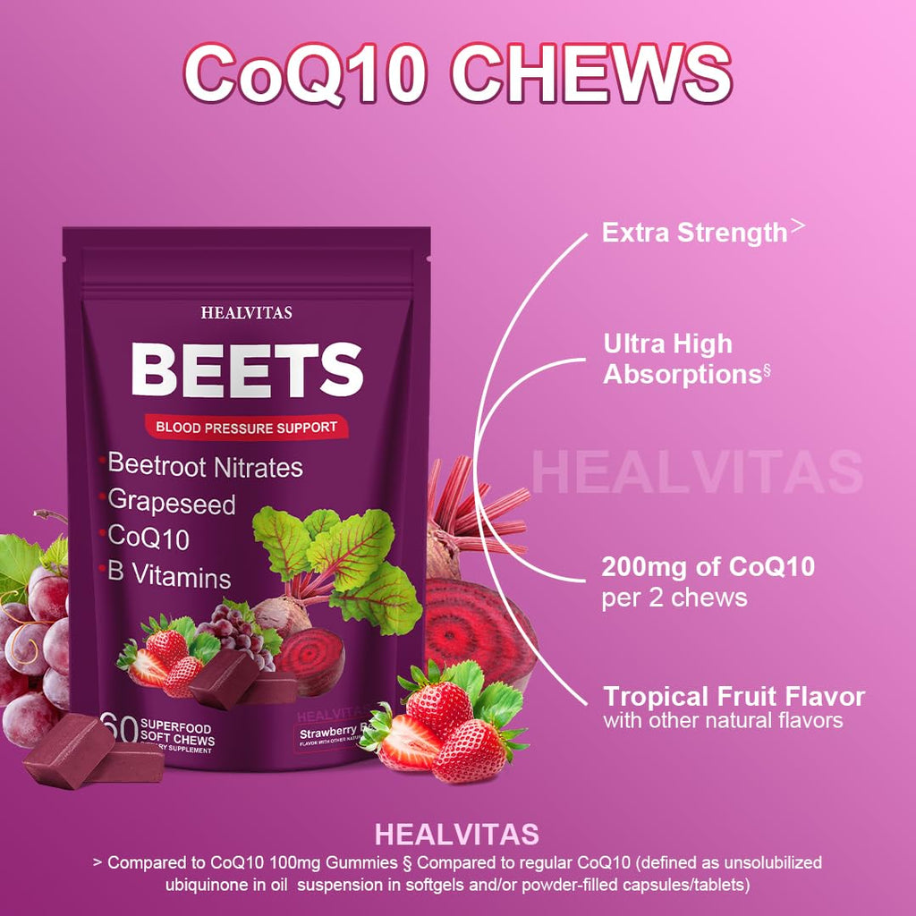 Blood Pressure Support Soft Chews, 60 Count Y608195