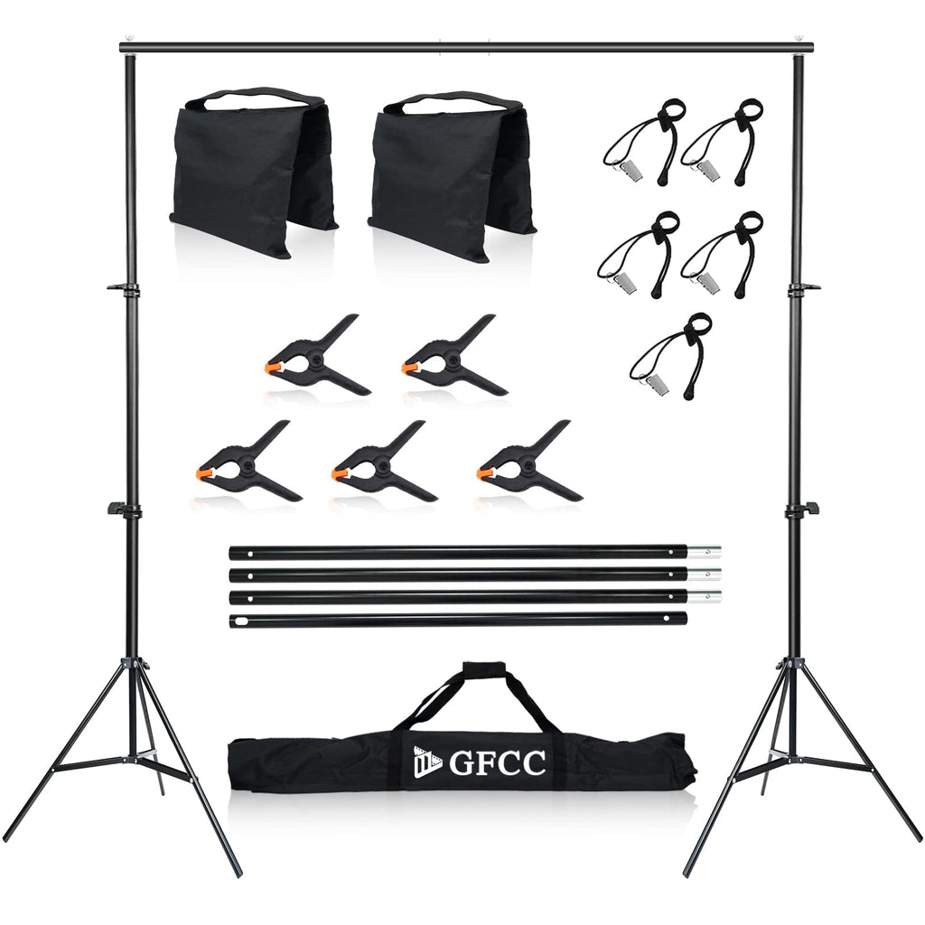 Adjustable Photo Backdrop Stand Kit with Carry Bag L420