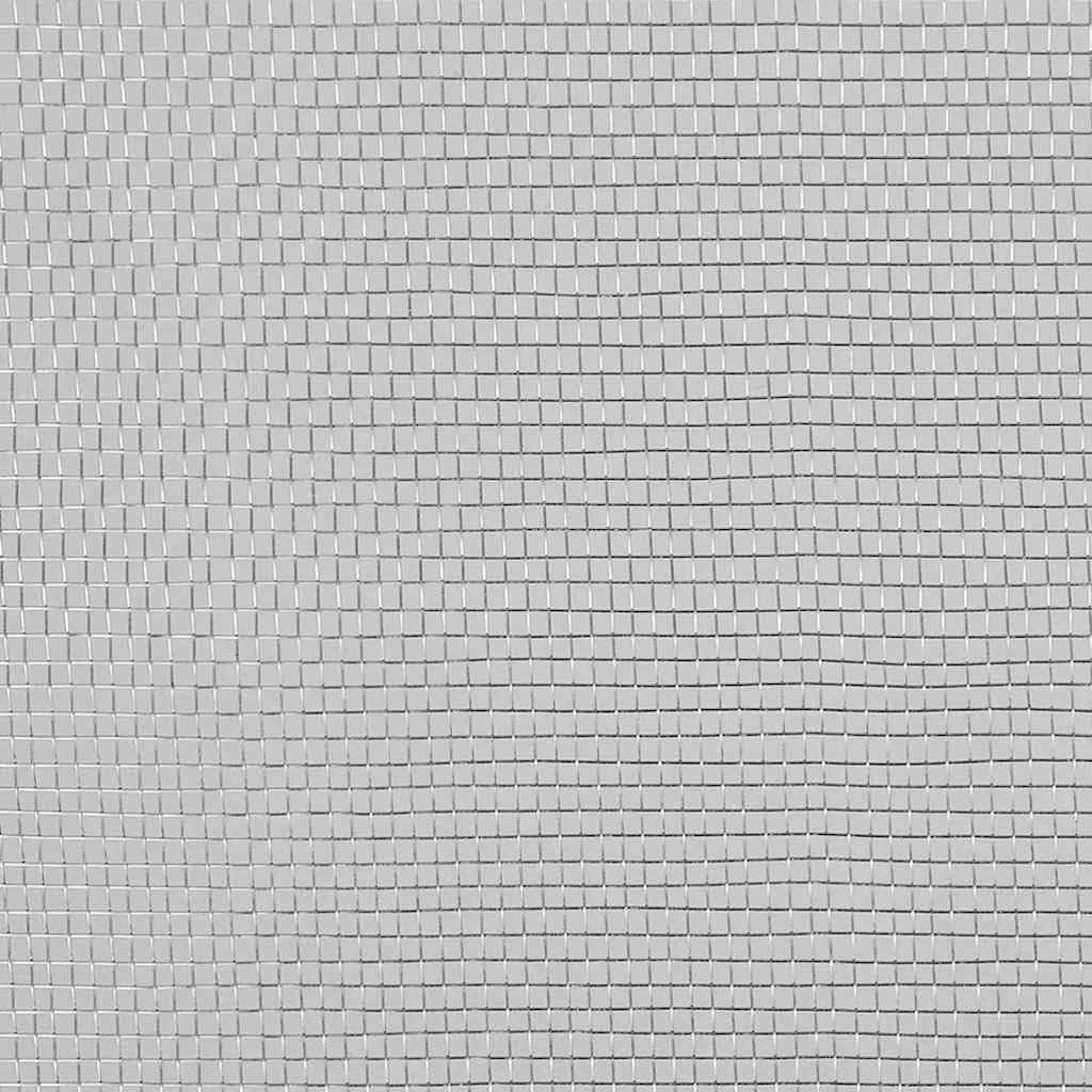 Aluminum Mesh 39.4x196.9 Inches Silver O134514