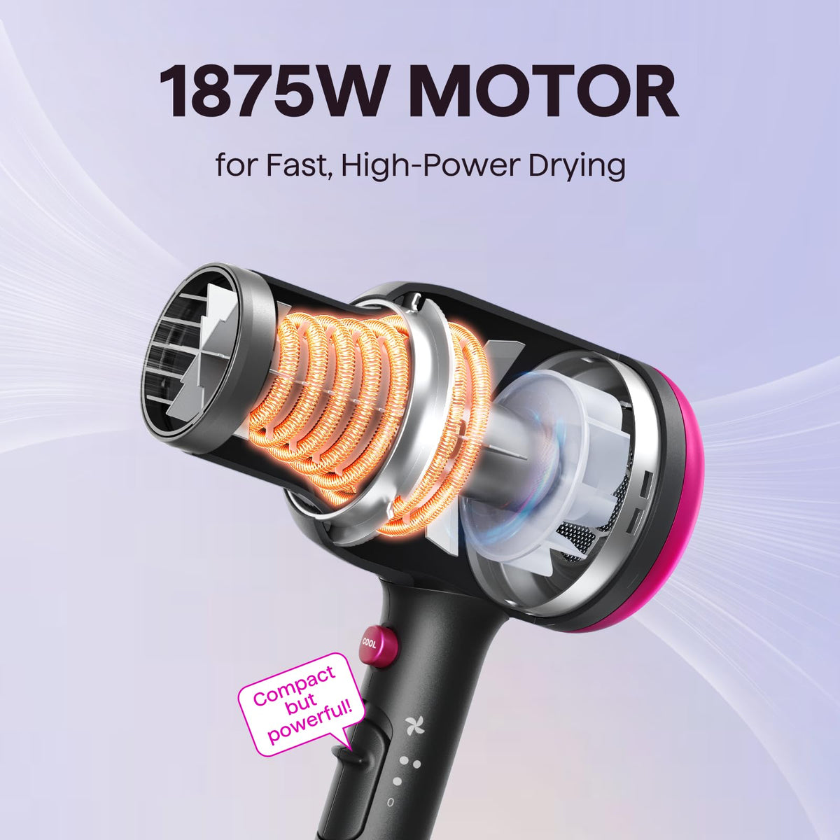 Ionic Hair Dryer with Diffuser F5286