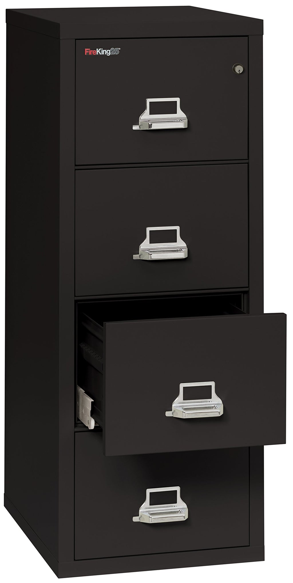 Black 4 Drawer Legal Fire Rated File Cabinet M212498