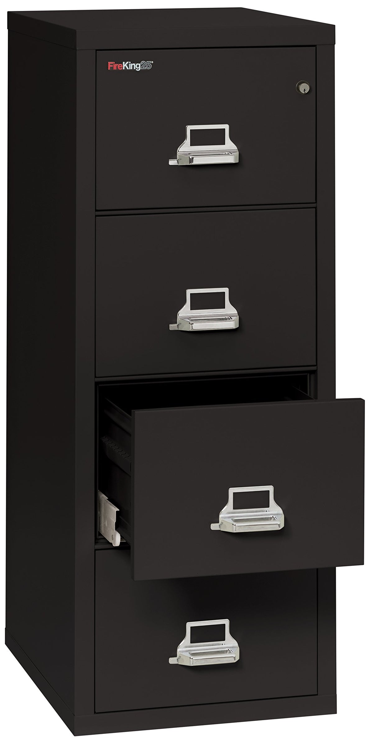 Black 4 Drawer Legal Fire Rated File Cabinet M212498