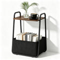 Small Storage Side Table with Metal Frame D37403