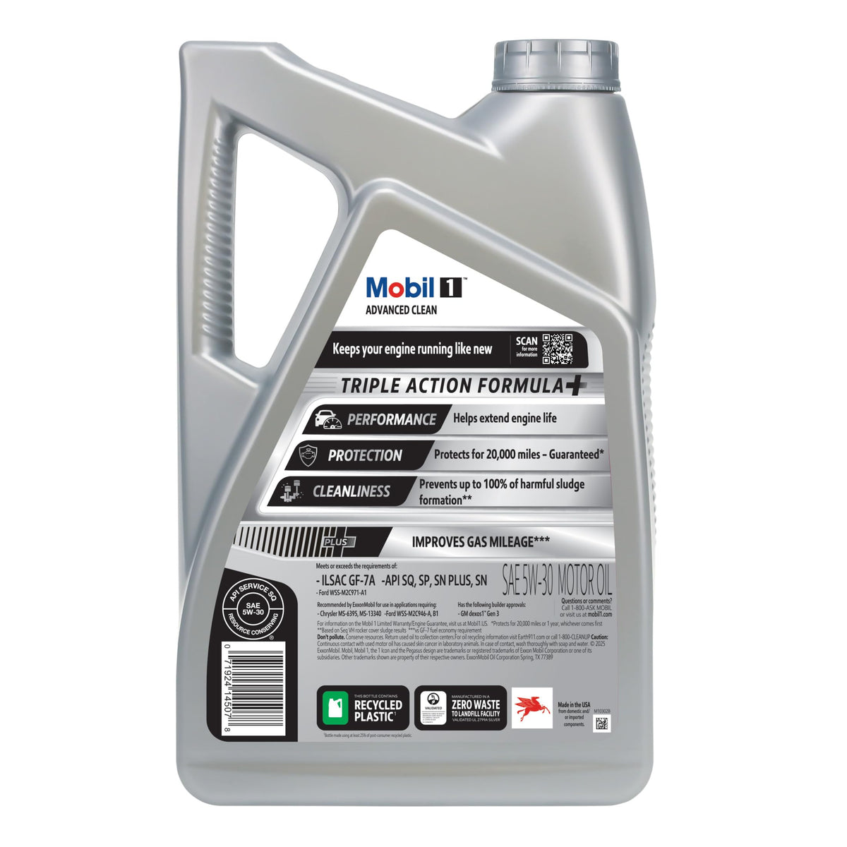 Full Synthetic Motor Oil 5W-30, 5 Quart Z32350