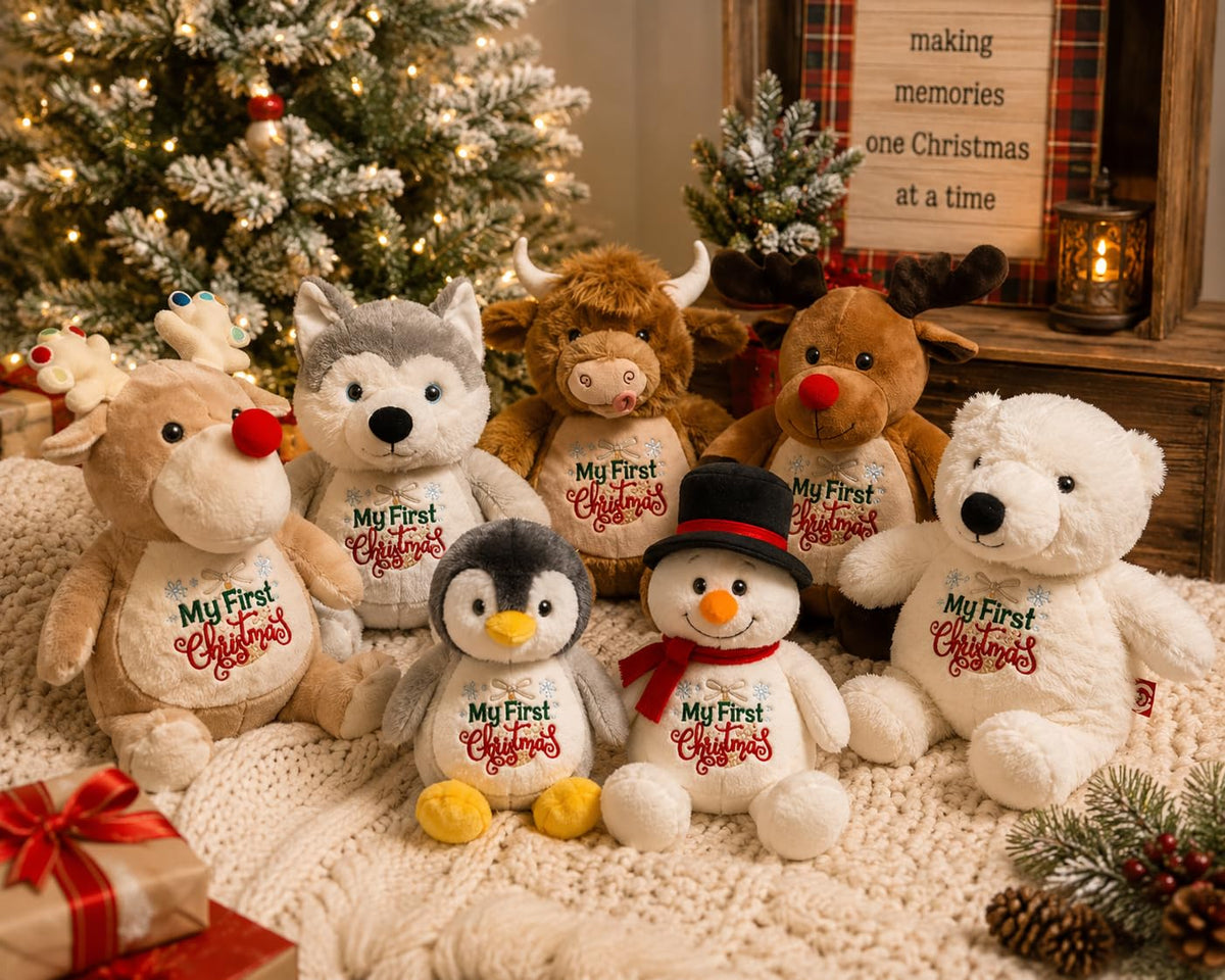 Embroidered My First Christmas Keepsake Plush T688