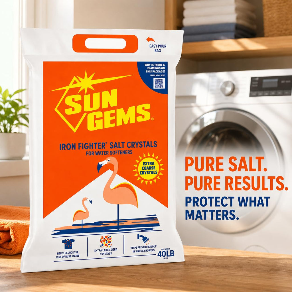 Water Softener Salt Crystals 40 lb Extra Coarse H41947