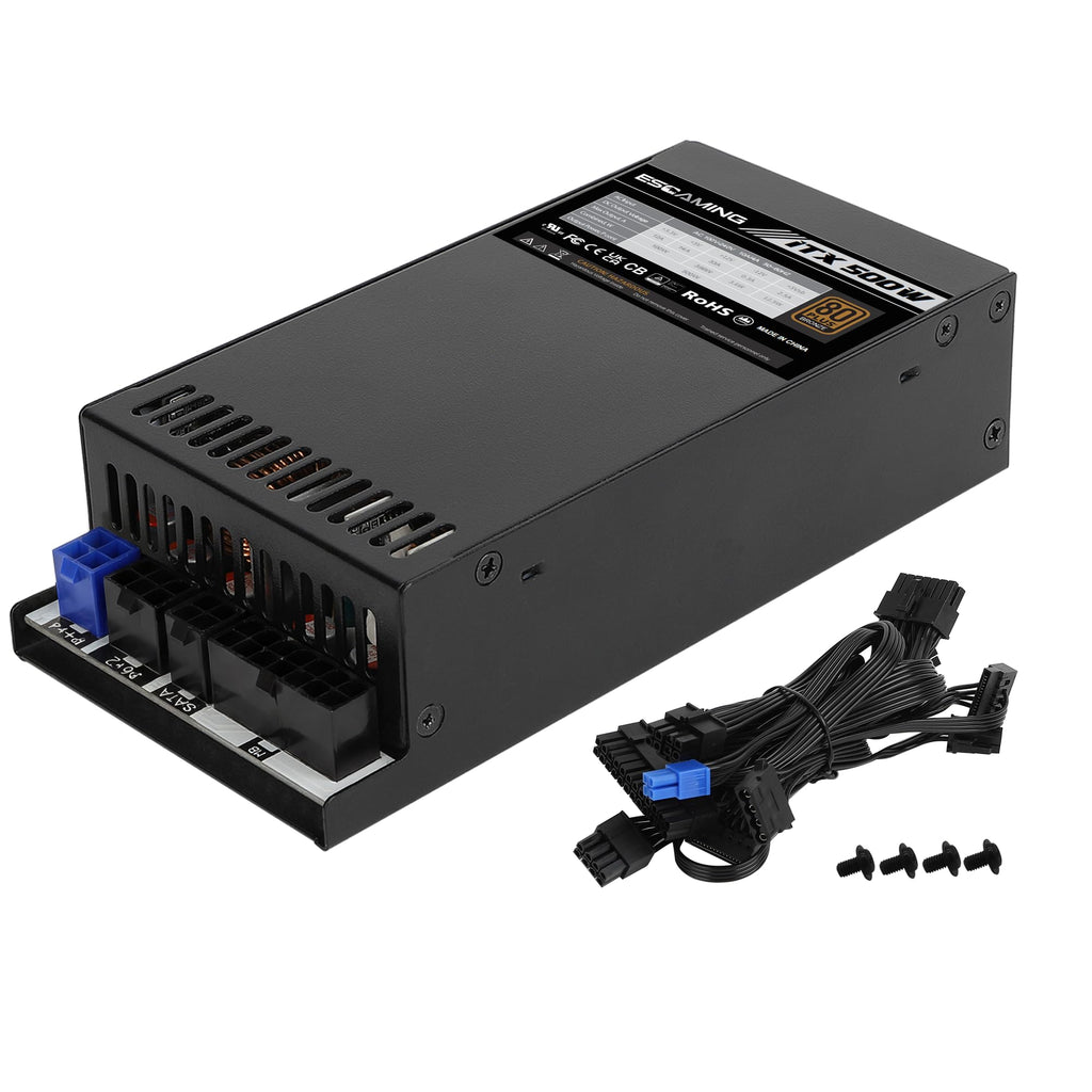 500W 80 Plus Gold Modular Power Supply B1728