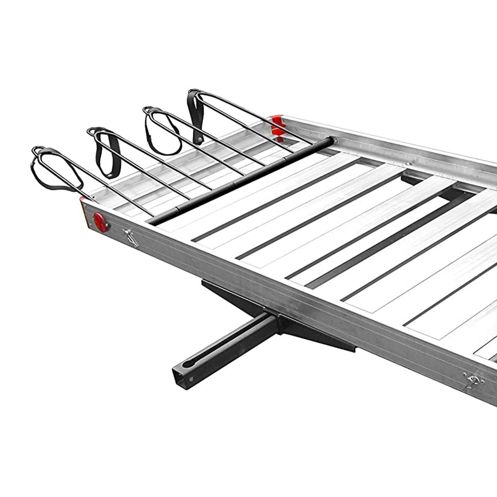 500 lb Aluminum 2-in-1 Hitch Cargo Carrier J6961