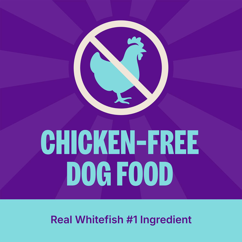 Dry Dog Food Whitefish and Brown Rice 4 lb Bag O117