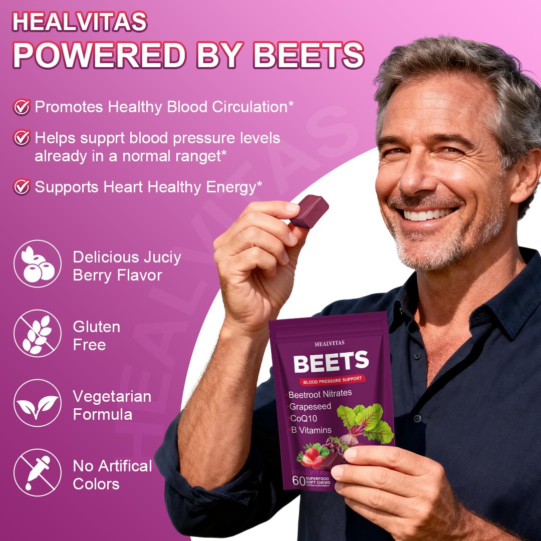 Blood Pressure Support Soft Chews, 60 Count Y608195