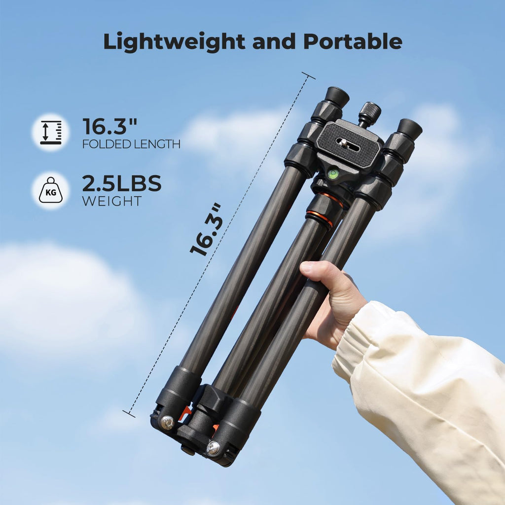Carbon Fiber Camera Tripod with Ball Head L802340