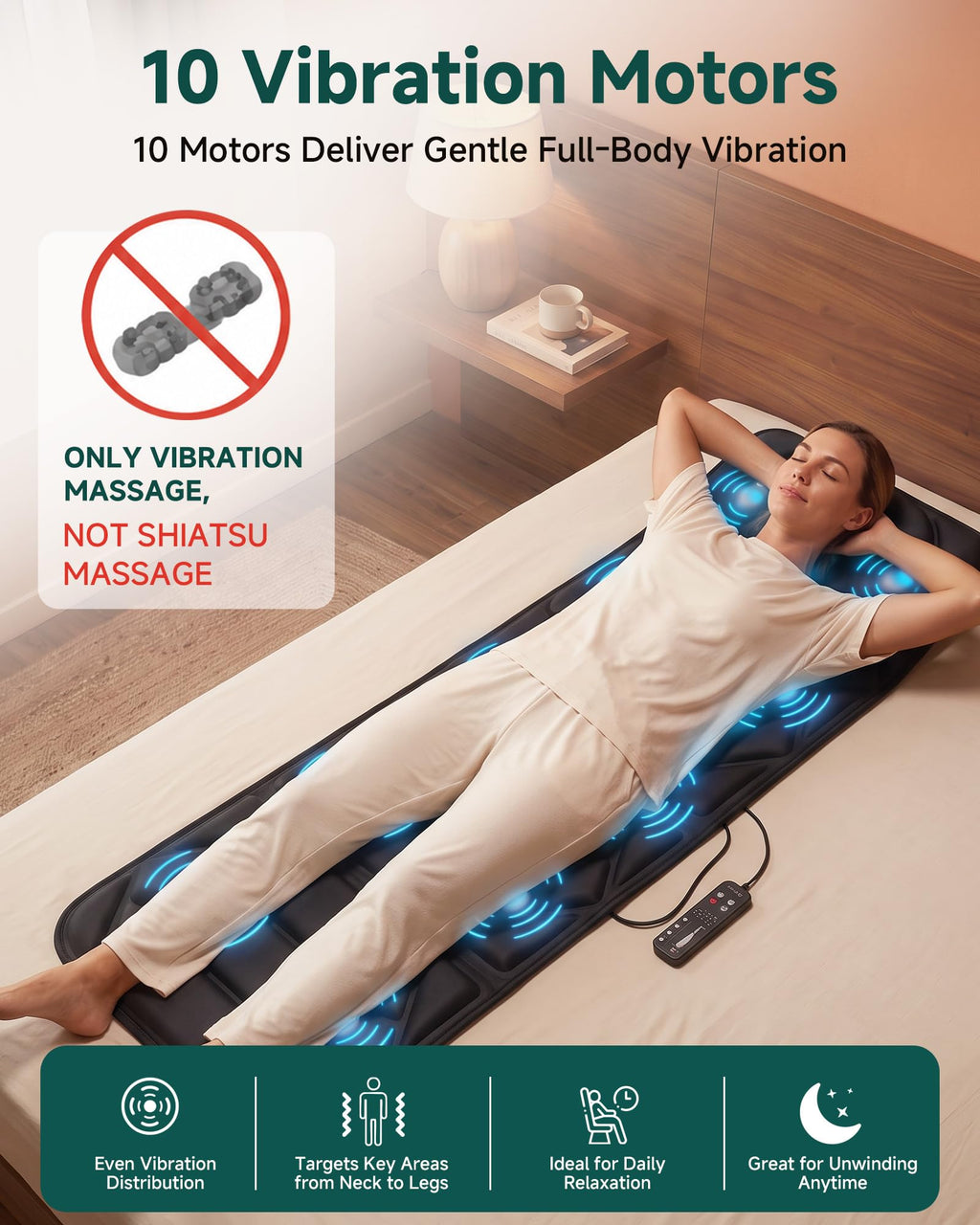 Full Body Massage Mat with Heat I21248