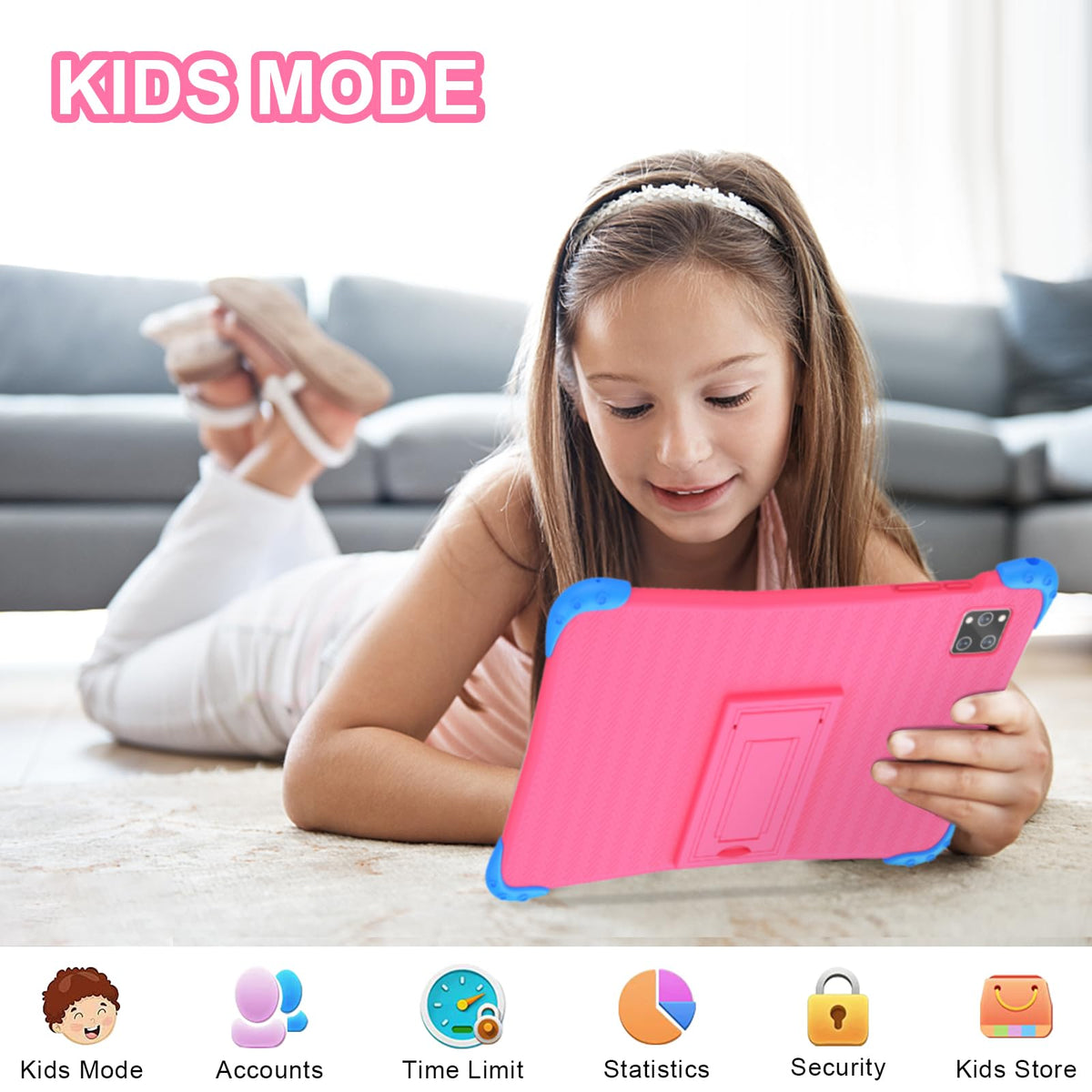 10 inch Android 14 Kids Tablet with Case C474541