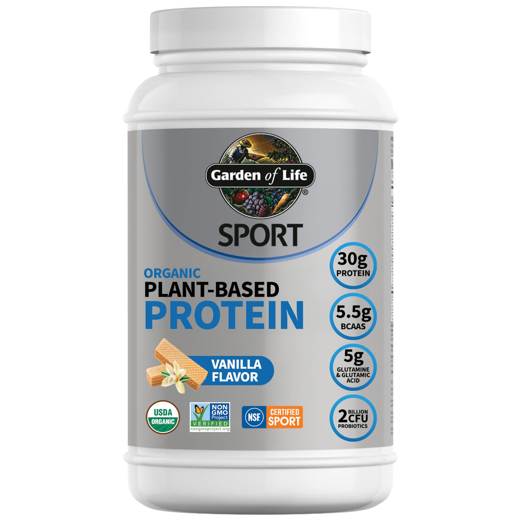 Organic Vegan Protein Powder, Vanilla, 19 Servings L128354