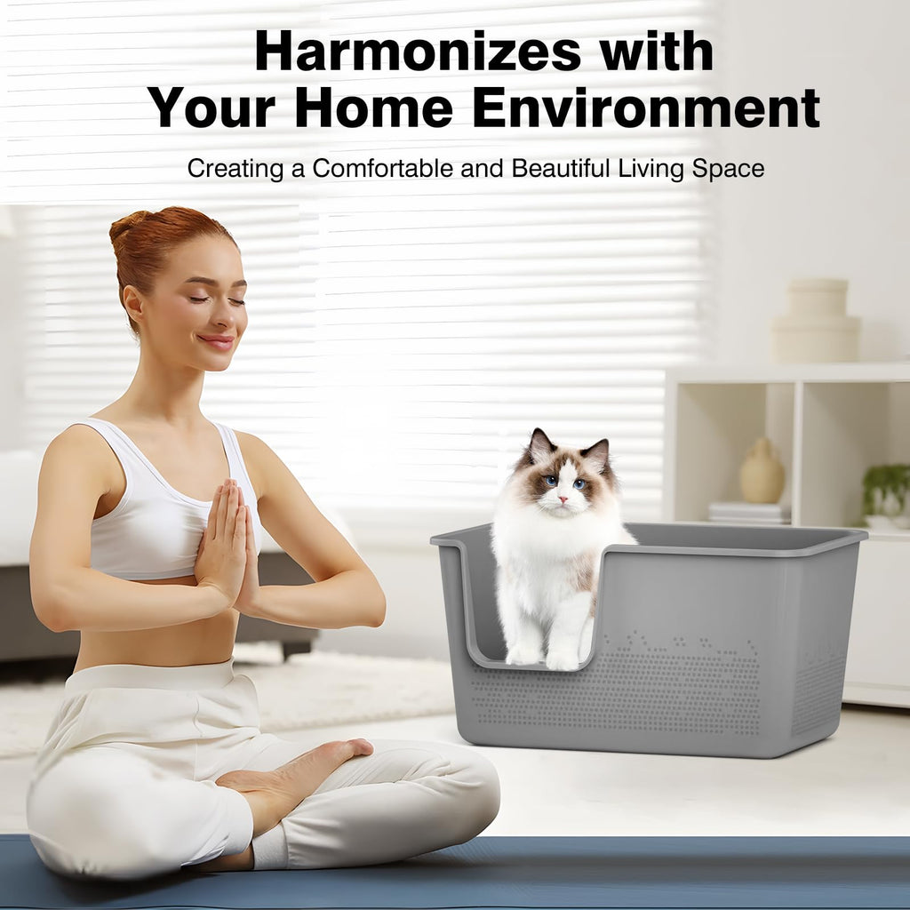 Extra Large High Sided Cat Litter Box F4578