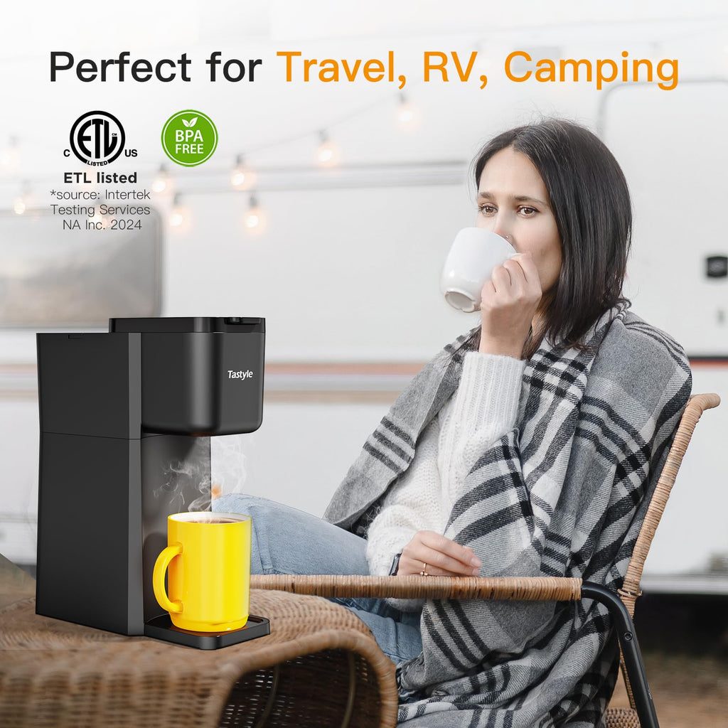 Mini Single Serve Hot and Iced Coffee Maker W363