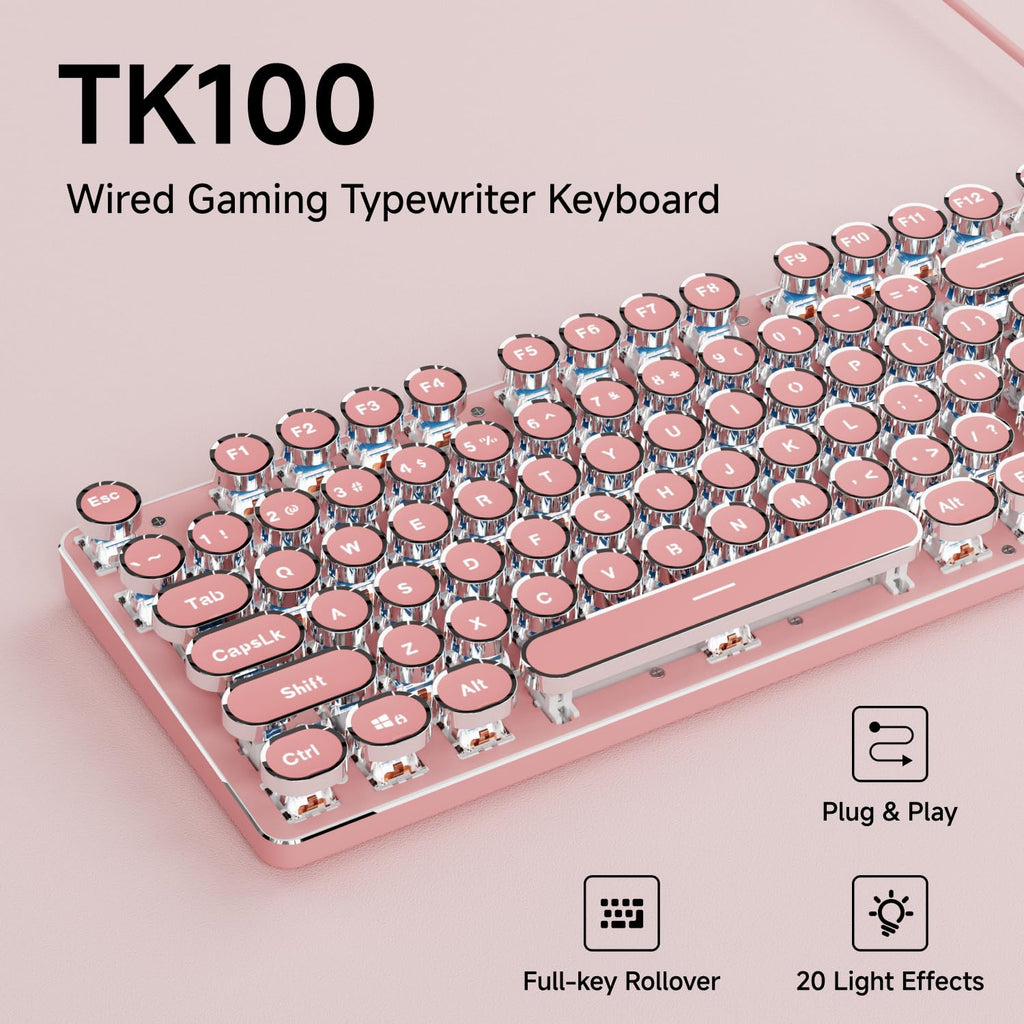Wired Mechanical Keyboard with White Backlit P3252