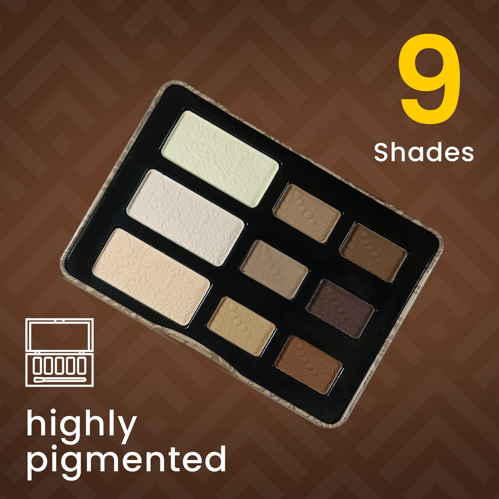 9-Color Matte Eyeshadow Palette Q927279