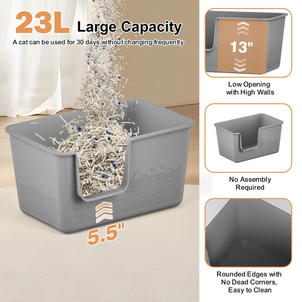 Extra Large High Sided Cat Litter Box F4578