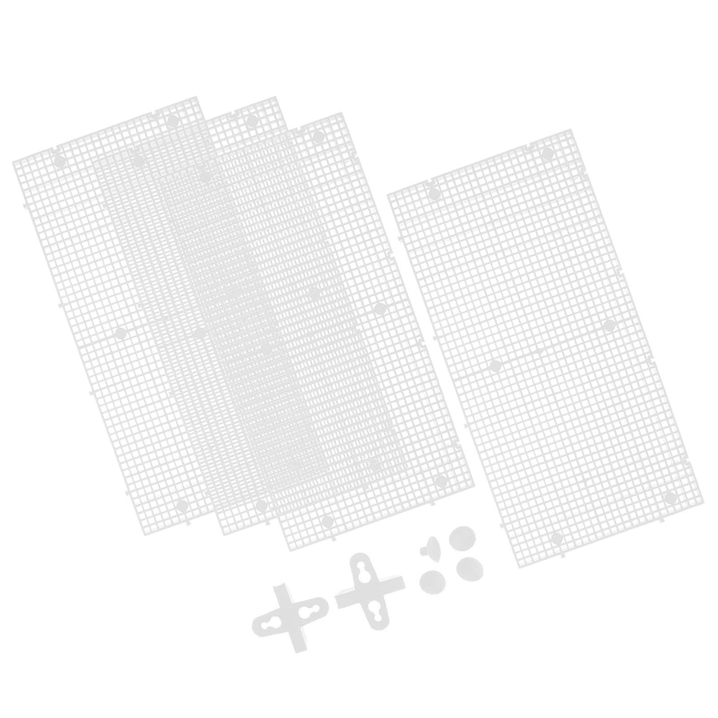 4pcs Cuttable Plastic Aquarium Tank Dividers with Suction Cups E58077