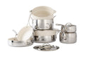 12 Piece Triply Stainless Steel Ceramic Cookware Set O4390