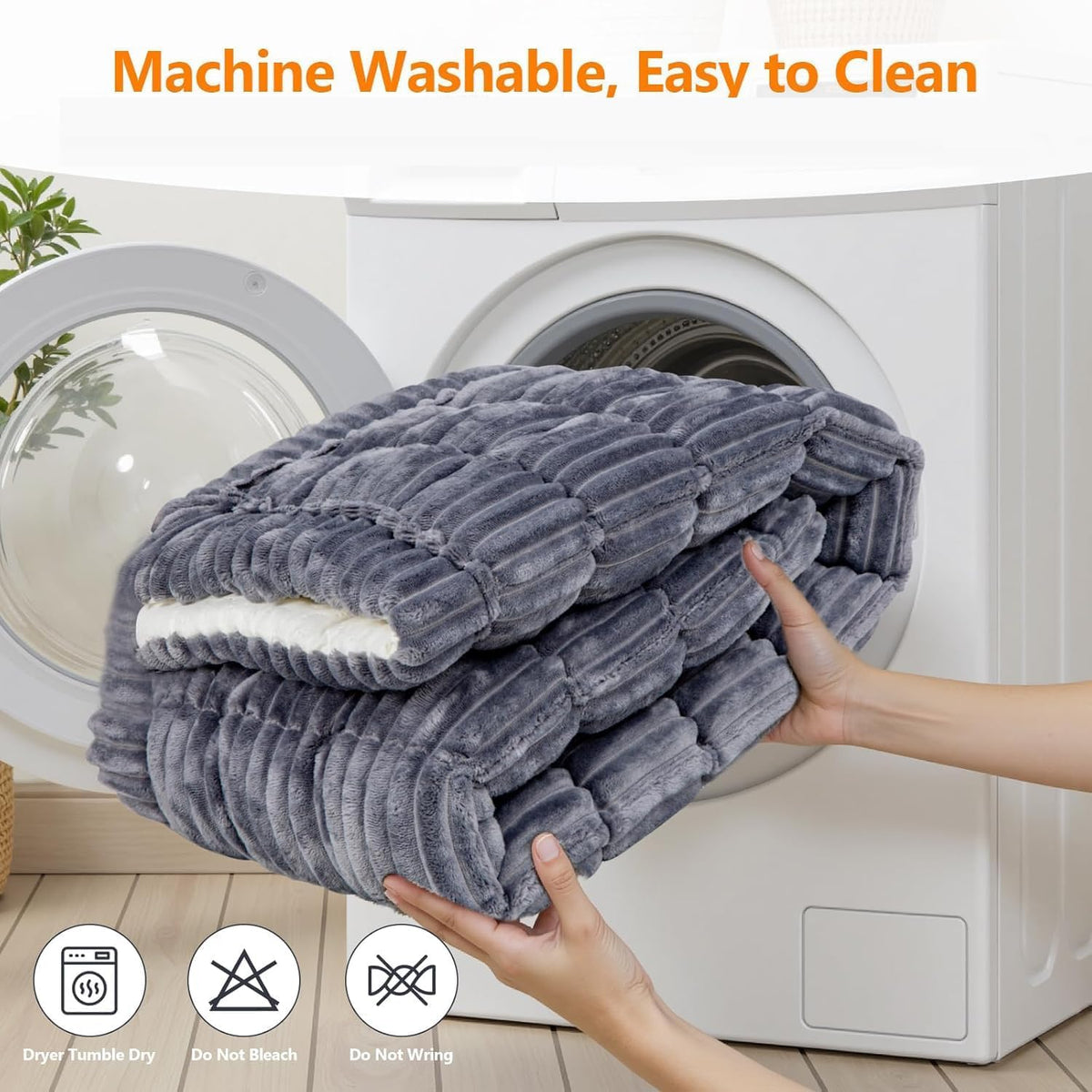 Non-Slip Machine Washable Dog Bed 51" x 23.5" R782