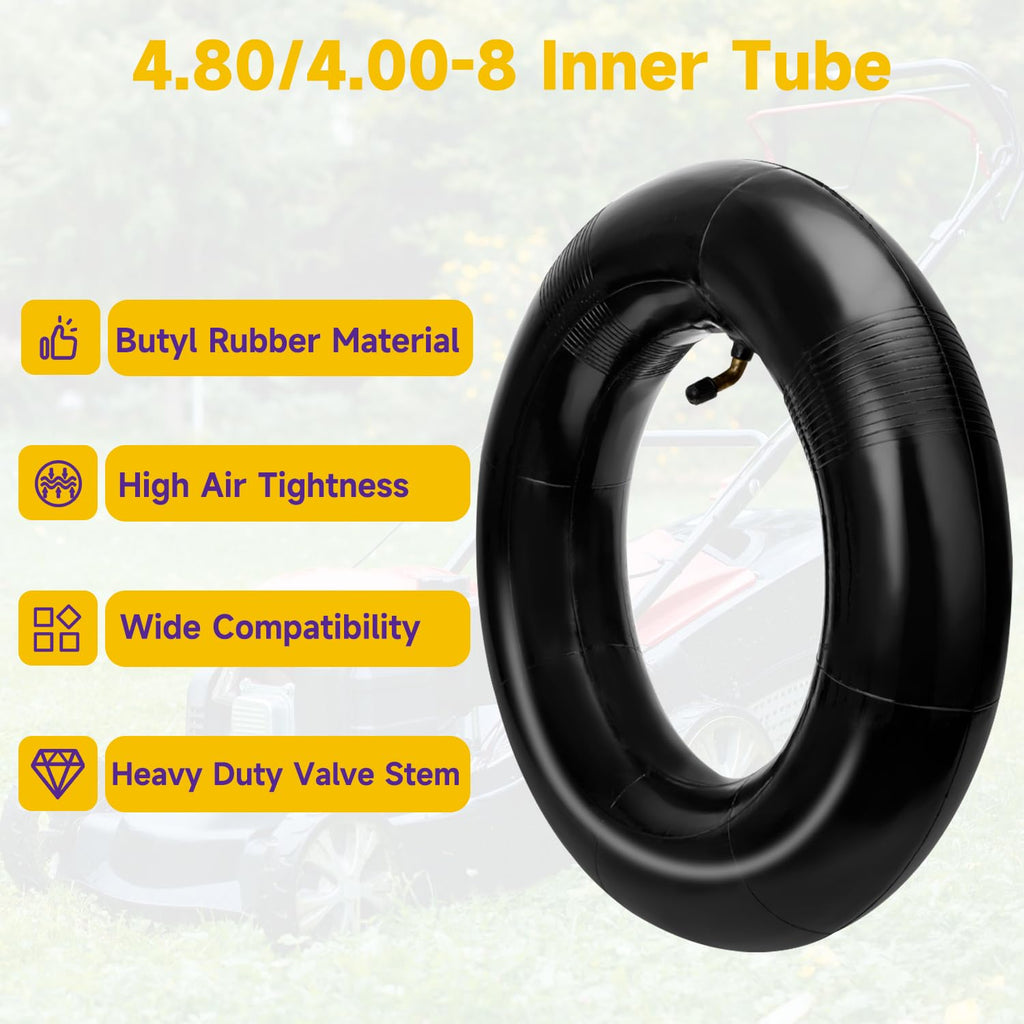 4.80/4.00-8 Inner Tube with TR87 Bent Valve 1 Pcs A2968