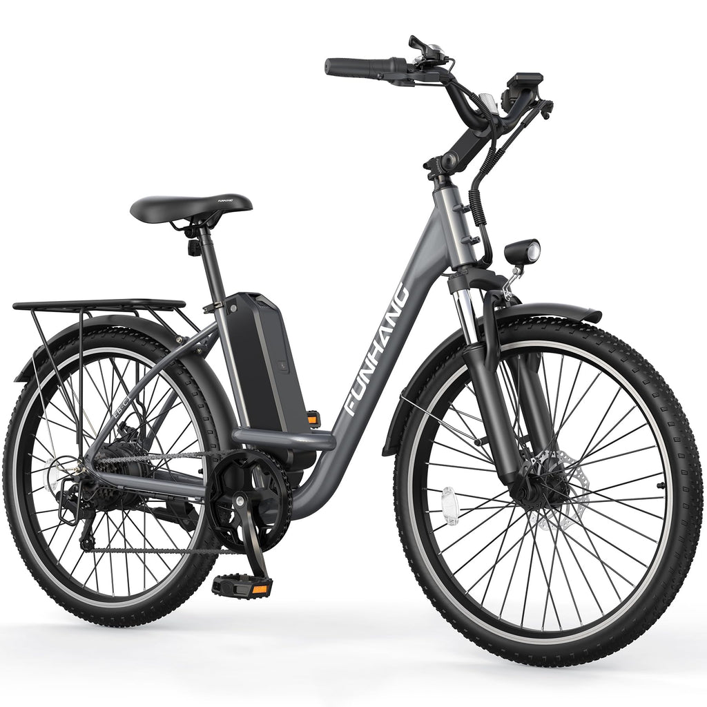 26" 1000W Electric Bike with 48V Battery, 7-Speed X51197