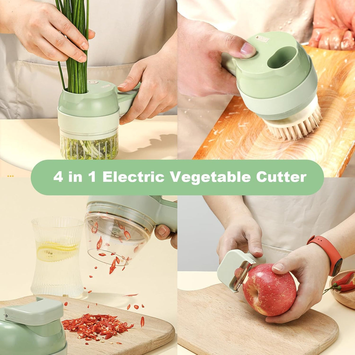 Portable Wireless Electric Vegetable Chopper J63644